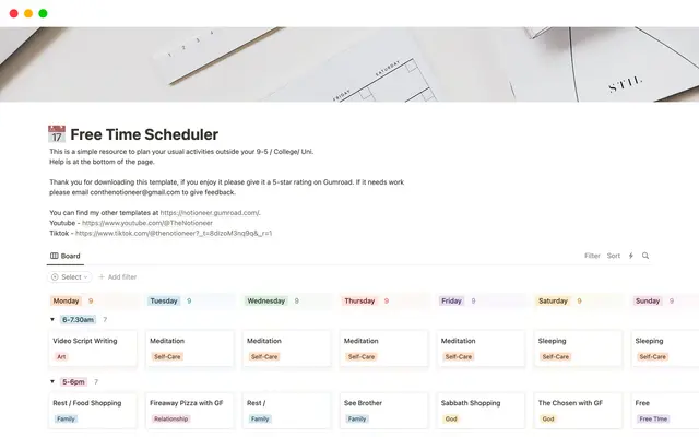 Time Scheduler