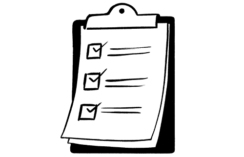 체크리스트 일러스트