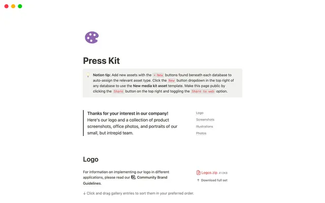 Press Kit