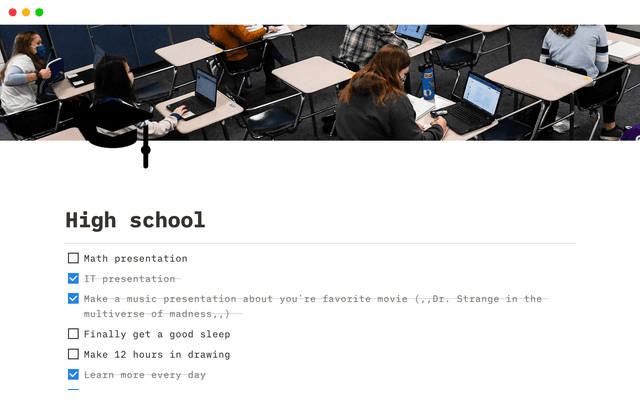 High school