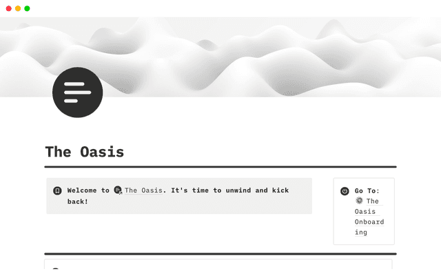 The Oasis