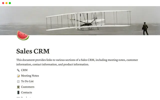 Sales CRM