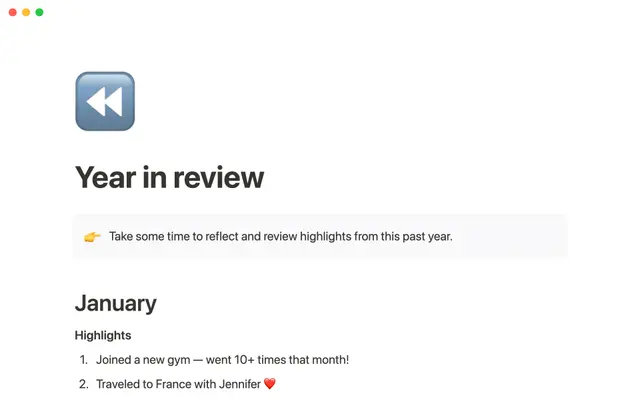 Year in review