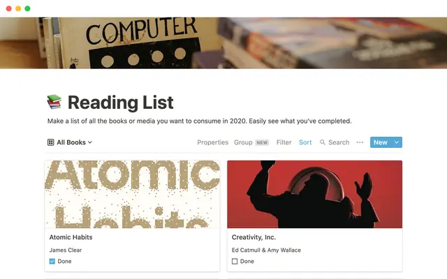 Book list